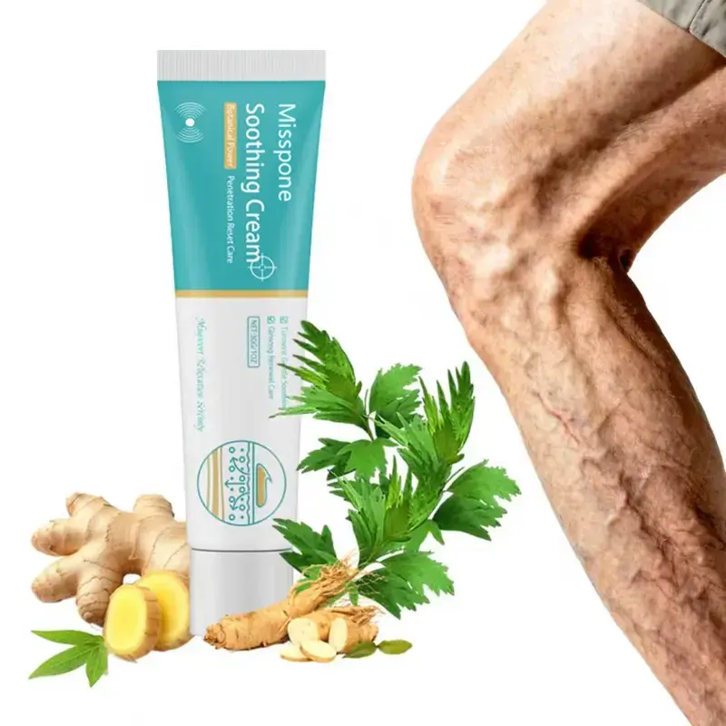 Misspone™ Herbal Leg & Hand Relief Cream for Vein Repair - Relieves Pain Swelling & Discomfort - Promotes Healthy Blood Flow - Reduces Fatigue - Supports Skin Repair - Daily Care
